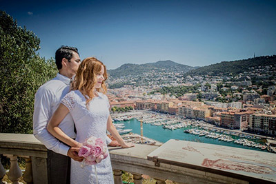 nice-ceremonies-01 Couple renewing vows at Eiffel Tower in Paris