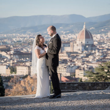 Elegant, chic couple celebrates a destination wedding in Florence, Italy Love Gracefully 2 cv car