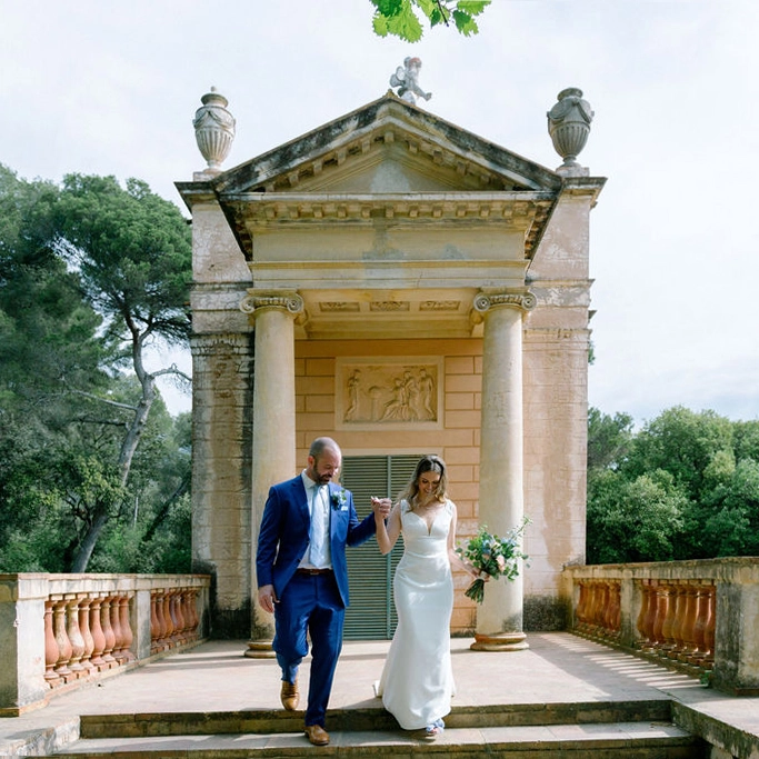 a quite and peaceful location for the couple in spain elopement