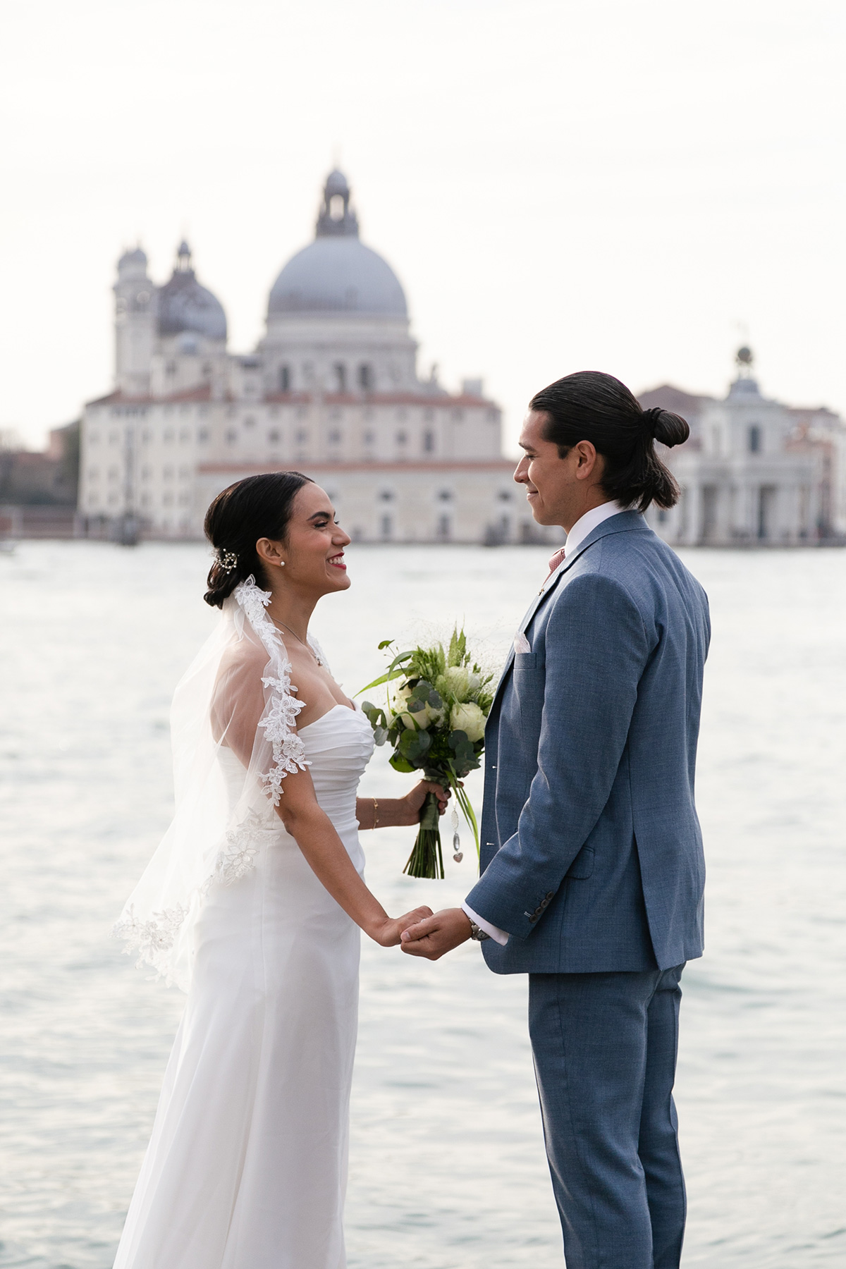 exchange of vows in front of Di Maggio church