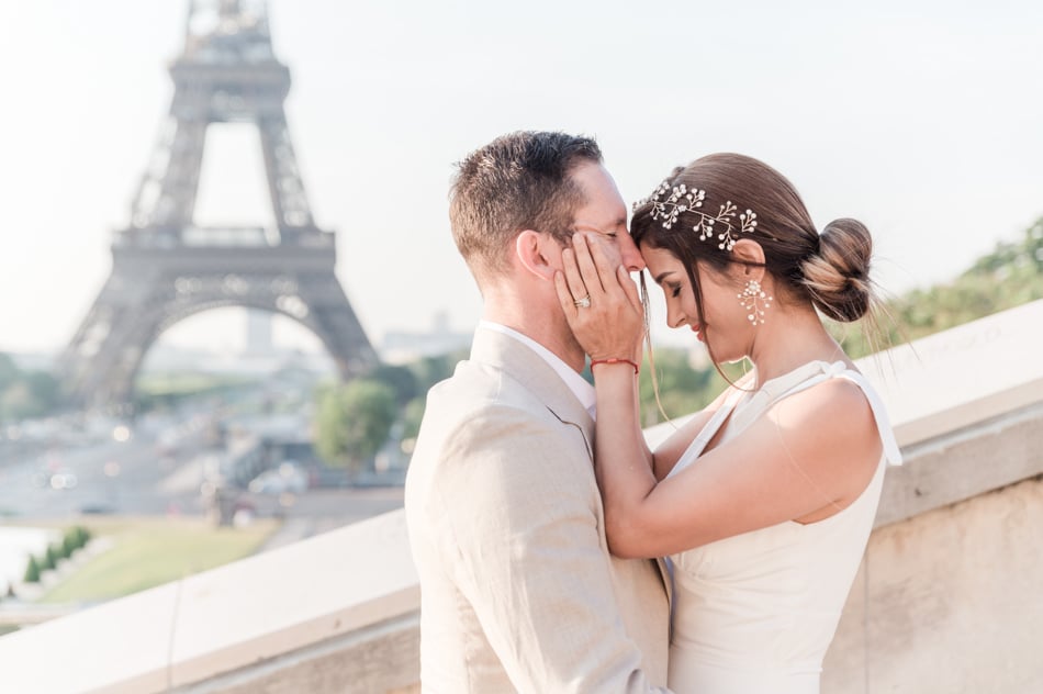 The famous Trocadero's stair for photo with the Eiffel Tower in the background