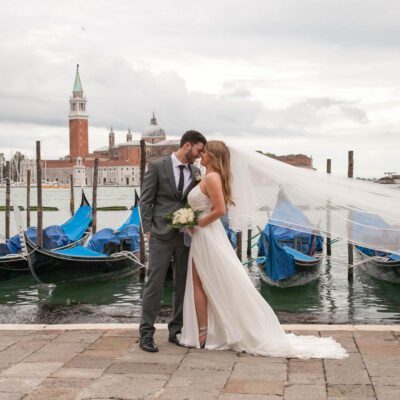 In front of san Di Maggio after the elopement