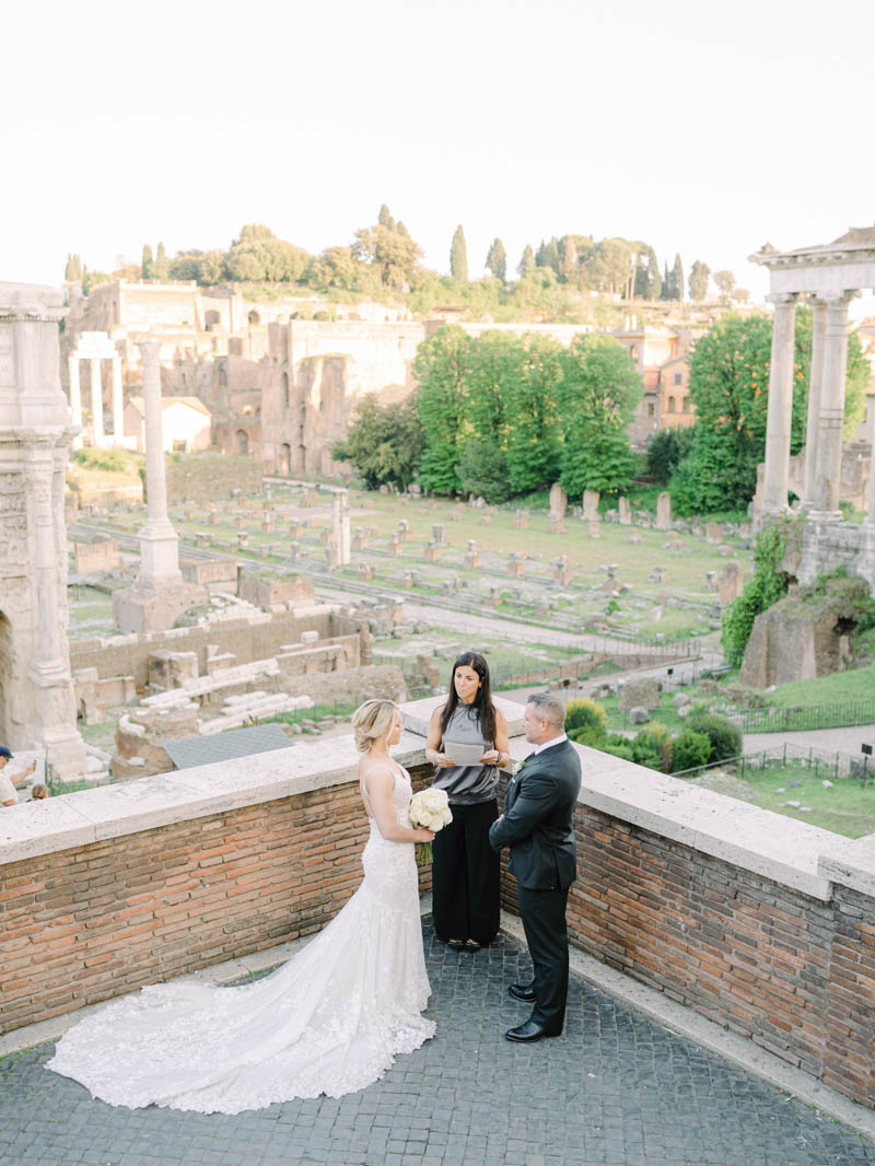 a nice view on ceremony spot in roman frum