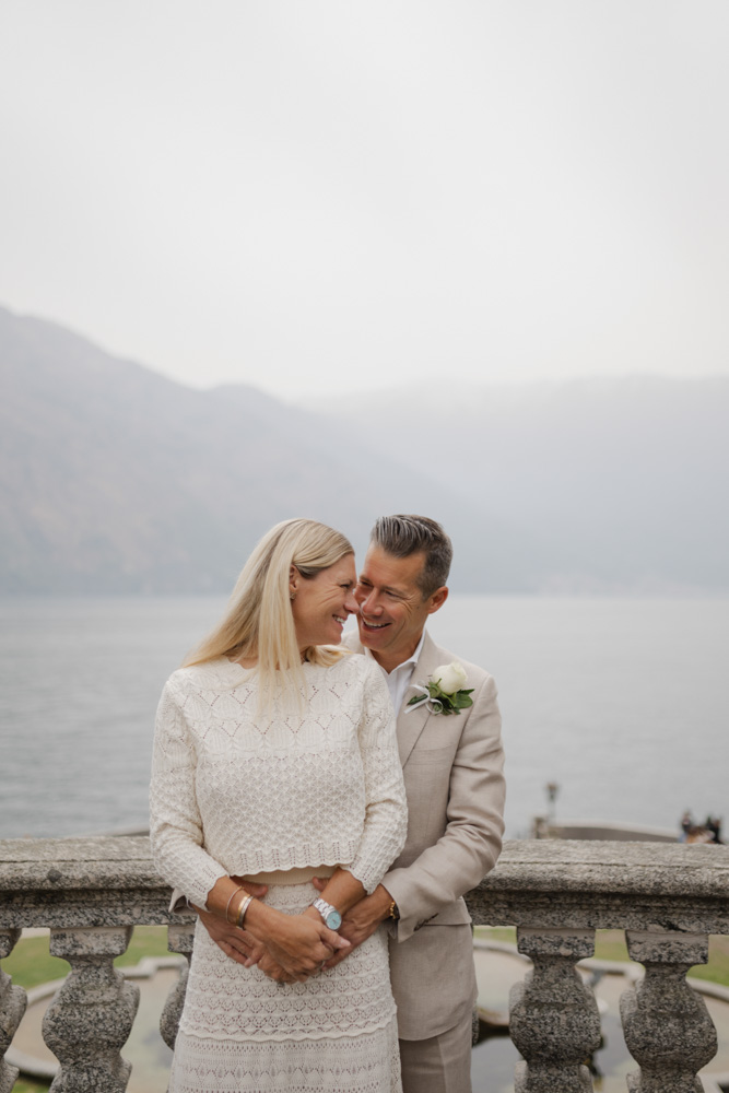 a moment of happiness and intimacy after the ceremony for their love session