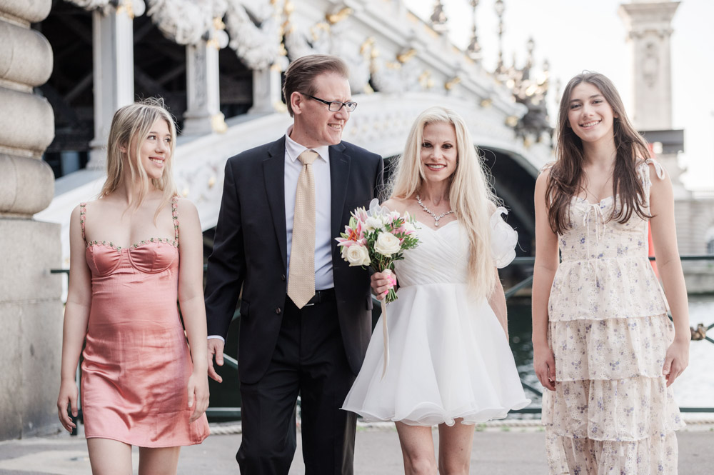 the groom is proud and happy and look to his spouse