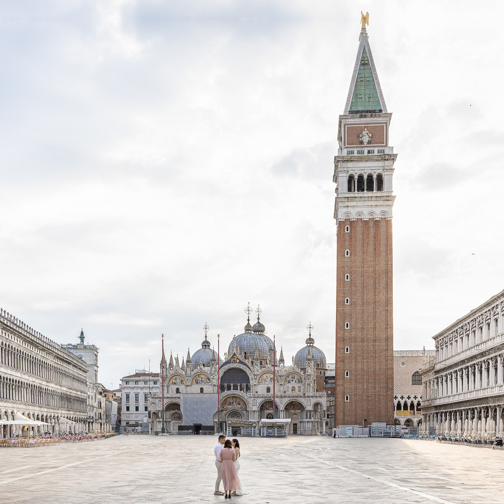 San Marco Square in Venice-003-001 The location san Marco square at early morning