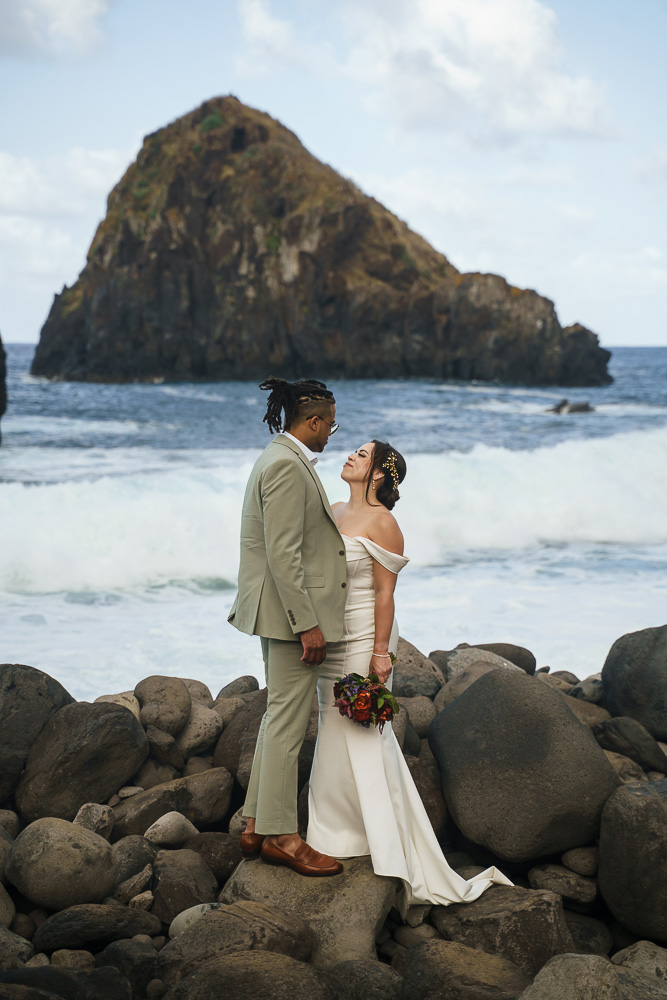 Couple Photo at Ilhéu da Ribeira da Janela