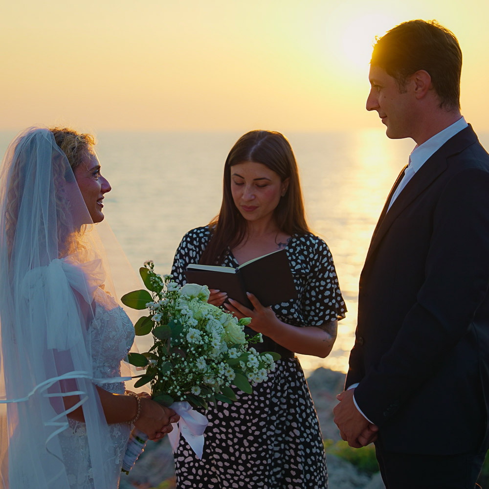 The ceremony of elopement in Puglia – 004 The elopement ceremony at Sunset in Puglia